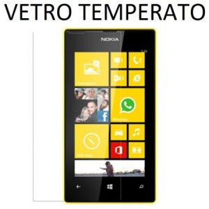 PELLICOLA PROTEGGI DISPLAY VETRO TEMPERATO 0,33mm per NOKIA LUMIA 520, LUMIA 525