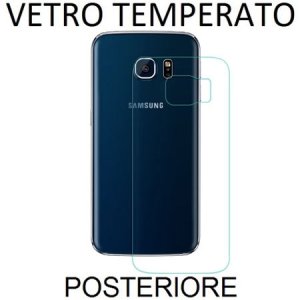 PELLICOLA PROTETTIVA POSTERIORE VETRO TEMPERATO 0,33mm per SAMSUNG SM-G925 GALAXY S6 EDGE