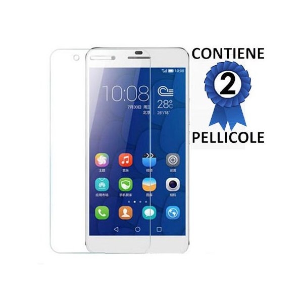 PELLICOLA PROTEGGI DISPLAY per HUAWEI HONOR 6 PLUS CONFEZIONE 2 PEZZI