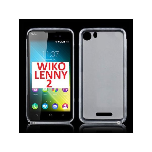 CUSTODIA GEL TPU SILICONE TRASPARENTE per WIKO LENNY 2