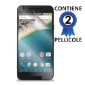 PELLICOLA PROTEGGI DISPLAY per LG NEXUS 5X, H791, H790 CONFEZIONE 2 PEZZI