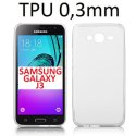 CUSTODIA GEL TPU SILICONE ULTRA SLIM 0,3mm TRASPARENTE per SAMSUNG SM-J320 GALAXY J3 2016