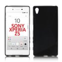 CUSTODIA GEL TPU SILICONE DOUBLE per SONY XPERIA Z5, XPERIA Z5 DUAL COLORE NERO