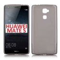 CUSTODIA GEL TPU SILICONE per HUAWEI MATE S COLORE NERO TRASPARENTE