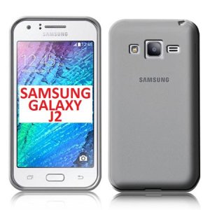 CUSTODIA GEL TPU SILICONE TRASPARENTE per SAMSUNG SM-J200F GALAXY J2