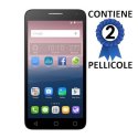 PELLICOLA PROTEGGI DISPLAY per ALCATEL ONE TOUCH POP 3 - 5.5" POLLICI CONFEZIONE 2 PEZZI