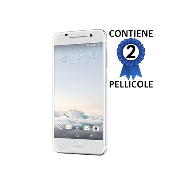 PELLICOLA PROTEGGI DISPLAY per HTC ONE A9 CONFEZIONE 2 PEZZI