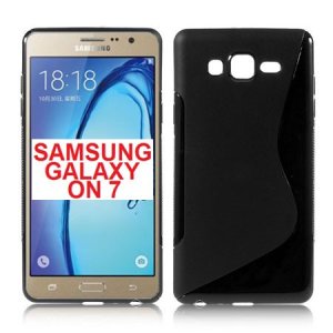 CUSTODIA GEL TPU SILICONE DOUBLE per SAMSUNG SM-G600 GALAXY ON7 COLORE NERO