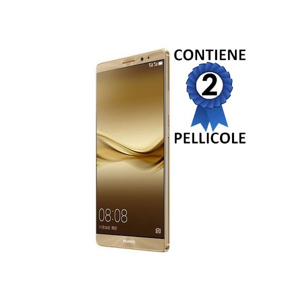 PELLICOLA PROTEGGI DISPLAY per HUAWEI MATE 8 CONFEZIONE 2 PEZZI