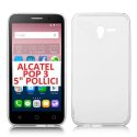 CUSTODIA GEL TPU SILICONE TRASPARENTE per ALCATEL ONE TOUCH POP 3 5" POLLICI, IDOL PIXI 3 5" POLLICI