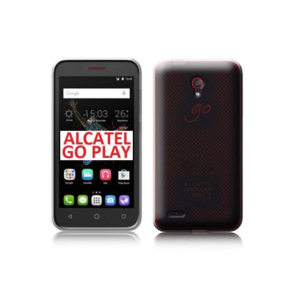 CUSTODIA GEL TPU SILICONE TRASPARENTE per ALCATEL ONE TOUCH GO PLAY, 7048X