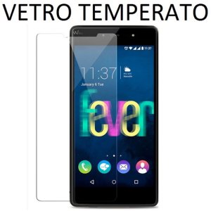 PELLICOLA PROTEGGI DISPLAY VETRO TEMPERATO 0,33mm per WIKO FEVER 4G ATTENZIONE: copre parzialmente la parte frontale!