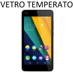 PELLICOLA PROTEGGI DISPLAY VETRO TEMPERATO 0,33mm per WIKO PULP 3G, PULP 4G - ATTENZIONE: copre parzialmente la parte frontale!