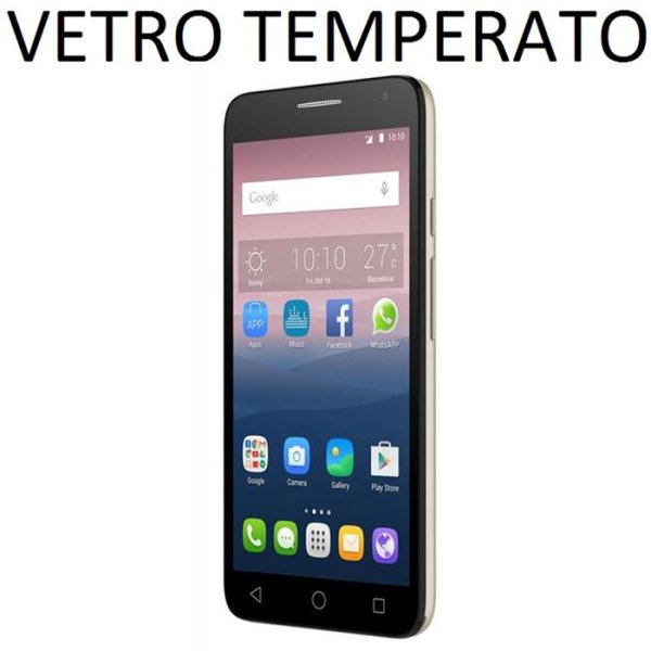 PELLICOLA PROTEGGI DISPLAY VETRO TEMPERATO per ALCATEL ONE TOUCH POP 3 5" POLLICI, IDOL PIXI 3 5" POLLICI