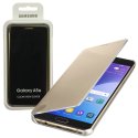 CUSTODIA BOOK ORIGINALE SAMSUNG per SM-A510 GALAXY A5 (2016) CON ACCESSO AL DISPOSITIVO CON COVER CHIUSA ORO BLISTER