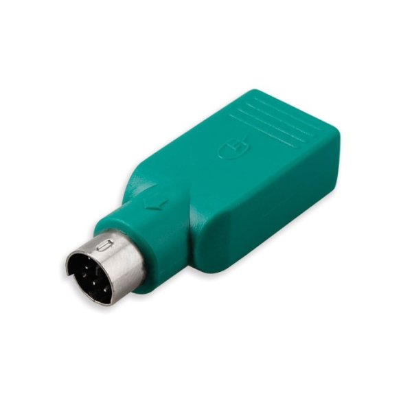 ADATTATORE CONVERTITORE DA PS2 A USB COLORE VERDE ACQUA SA30424 VULTECH