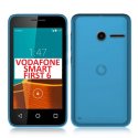 CUSTODIA GEL TPU SILICONE per VODAFONE SMART FIRST 6 COLORE AZZURRO TRASPARENTE