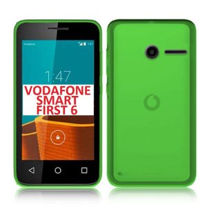 CUSTODIA GEL TPU SILICONE per VODAFONE SMART FIRST 6 COLORE VERDE TRASPARENTE