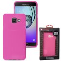 CUSTODIA GEL TPU SILICONE per SAMSUNG SM-A310 GALAXY A3 (2016) COLORE ROSA TRASPARENTE ALTA QUALITA' MOCCA BLISTER