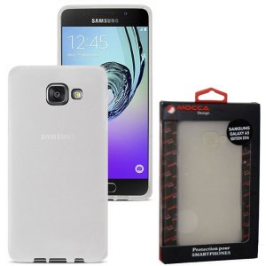 CUSTODIA GEL TPU SILICONE TRASPARENTE per SAMSUNG SM-A510 GALAXY A5 (2016) ALTA QUALITA' MOCCA BLISTER