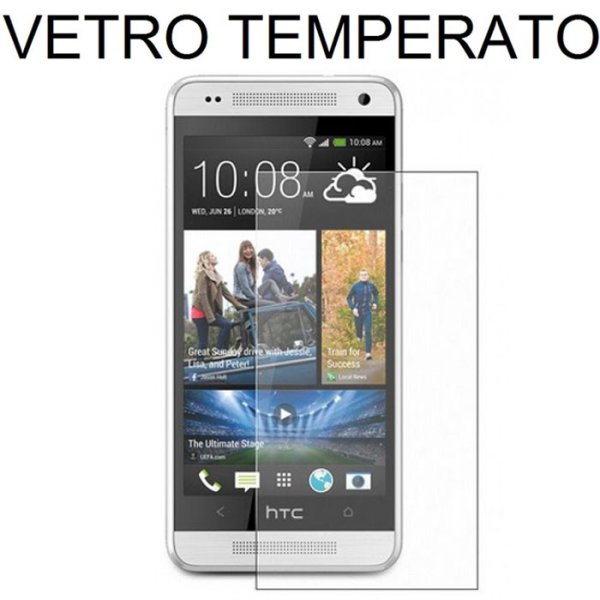 PELLICOLA PROTEGGI DISPLAY VETRO TEMPERATO 0,33mm per HTC ONE MINI, M4