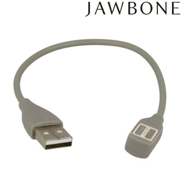 CAVO USB per JAWBONE UP2, UP3, UP4 LUNGHEZZA 23 CM COLORE GRIGIO