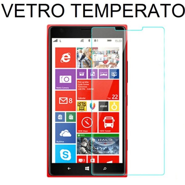 PELLICOLA PROTEGGI DISPLAY VETRO TEMPERATO 0,33mm per NOKIA LUMIA 1320