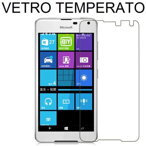 PELLICOLA PROTEGGI DISPLAY VETRO TEMPERATO 0,33mm per MICROSOFT LUMIA 850