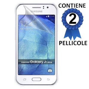 PELLICOLA PROTEGGI DISPLAY per SAMSUNG SM-J110 GALAXY J1 ACE, SM-J111 GALAXY J1 ACE NEO CONFEZIONE 2 PEZZI