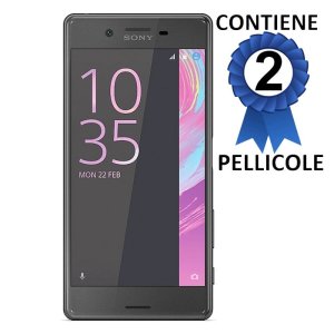 PELLICOLA PROTEGGI DISPLAY per SONY XPERIA X PERFORMANCE F8131, X PERFORMANCE DUAL F8132 CONFEZIONE 2 PEZZI