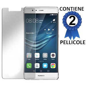 PELLICOLA PROTEGGI DISPLAY per HUAWEI P9 CONFEZIONE 2 PEZZI