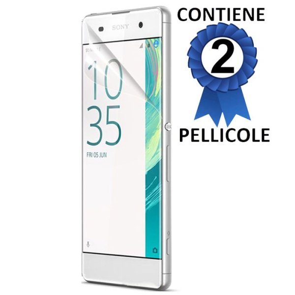 PELLICOLA PROTEGGI DISPLAY per SONY XPERIA XA, XPERIA XA DUAL CONFEZIONE 2 PEZZI