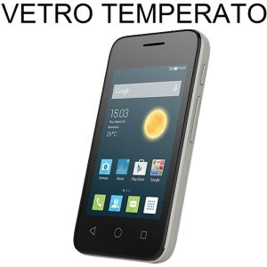 PELLICOLA PROTEGGI DISPLAY VETRO TEMPERATO per ALCATEL ONE TOUCH IDOL PIXI 3 - 3.5" POLLICI