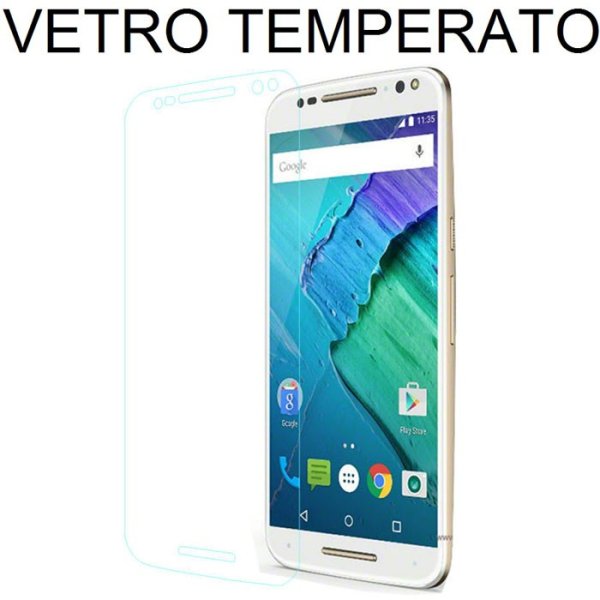 PELLICOLA PROTEGGI DISPLAY VETRO TEMPERATO 0,33mm per MOTOROLA MOTO X STYLE