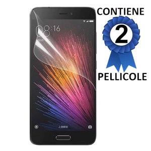 PELLICOLA PROTEGGI DISPLAY per XIAOMI MI 5 CONFEZIONE 2 PEZZI