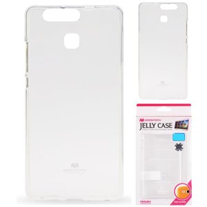 CUSTODIA GEL TPU SILICONE TRASPARENTE per HUAWEI P9 ALTA QUALITA' MERCURY BLISTER