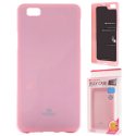 CUSTODIA GEL TPU SILICONE per HUAWEI P8 LITE COLORE ROSA LUCIDO CON GLITTER ALTA QUALITA' MERCURY BLISTER