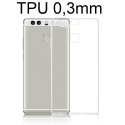 CUSTODIA GEL TPU SILICONE ULTRA SLIM 0,3mm TRASPARENTE per HUAWEI P9 PLUS