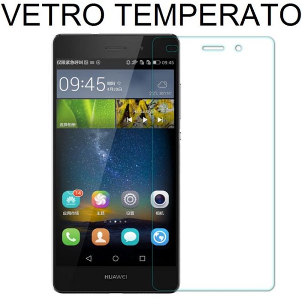 PELLICOLA PROTEGGI DISPLAY VETRO TEMPERATO 0,33mm per HUAWEI P8 LITE SMART, GR3, ENJOY 5S