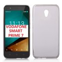 CUSTODIA per VODAFONE SMART PRIME 7 (VFD 600) IN GEL TPU SILICONE COLORE NERO TRASPARENTE