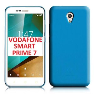 CUSTODIA per VODAFONE SMART PRIME 7 (VFD 600) IN GEL TPU SILICONE COLORE AZZURRO TRASPARENTE