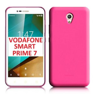 CUSTODIA per VODAFONE SMART PRIME 7 (VFD 600) IN GEL TPU SILICONE COLORE ROSA TRASPARENTE