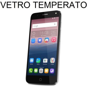 PELLICOLA PROTEGGI DISPLAY VETRO TEMPERATO per ALCATEL ONE TOUCH POP 4 PLUS, 5056D- 5.5" POLLICI