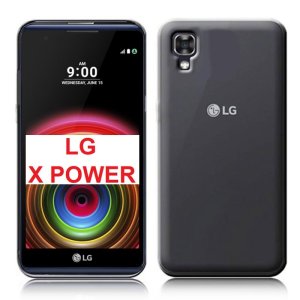 CUSTODIA GEL TPU SILICONE TRASPARENTE per LG X POWER, K220