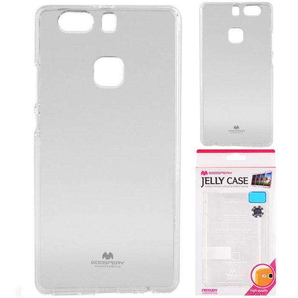 CUSTODIA GEL TPU SILICONE TRASPARENTE per HUAWEI P9 PLUS ALTA QUALITA' MERCURY BLISTER