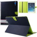 CUSTODIA BOOK ORIZZONTALE per APPLE IPAD AIR, IPAD 5 CON INTERNO IN TPU, STAND E PORTA CARTE COLORE BLU ALTA QUALITA' MERCURY