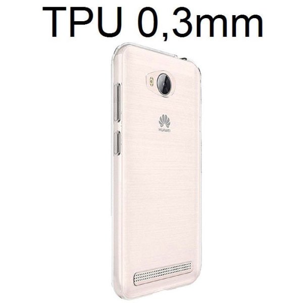 CUSTODIA per HUAWEI Y3 II, Y3 PRO, Y3 II PRO IN GEL TPU SILICONE ULTRA SLIM 0,3mm TRASPARENTE