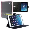 CUSTODIA BOOK ORIZZONTALE per APPLE IPAD AIR, IPAD 5 CON INTERNO IN TPU, STAND E PORTA CARTE COLORE NERO ALTA QUALITA' MERCURY