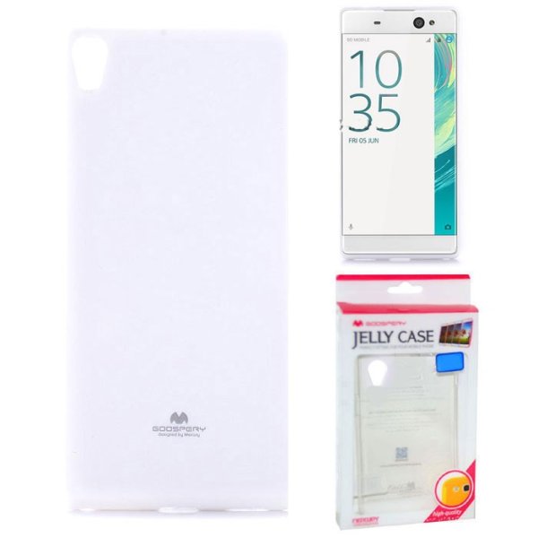 CUSTODIA GEL TPU SILICONE TRASPARENTE per SONY XPERIA XA, XPERIA XA DUAL ALTA QUALITA' MERCURY BLISTER