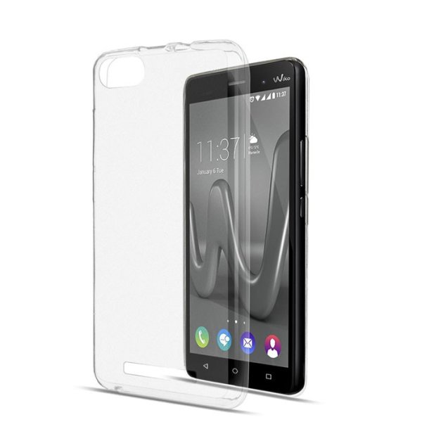 CUSTODIA GEL TPU SILICONE TRASPARENTE per WIKO LENNY 3